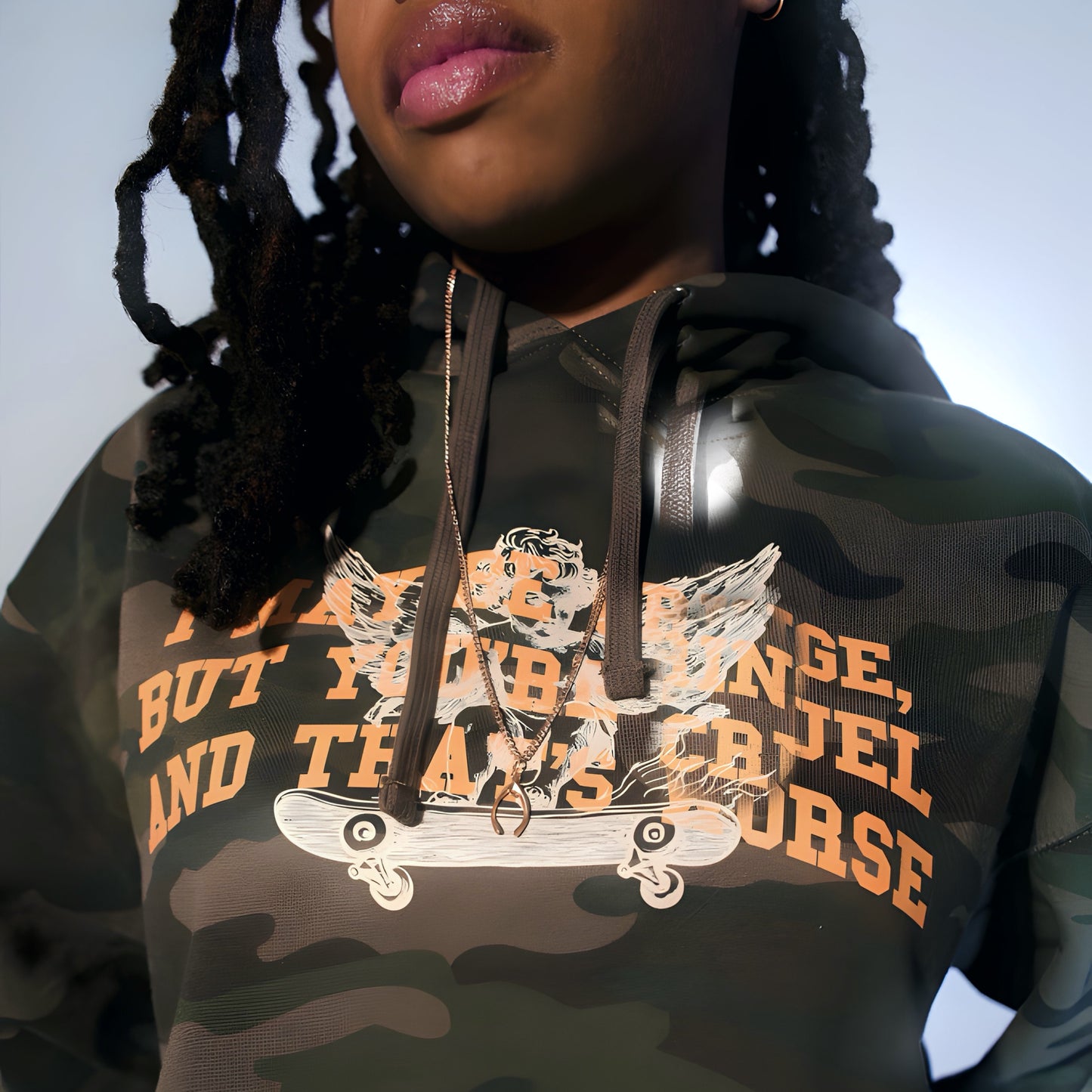 Kidross Camo Heavyweight Hoodie (Green)