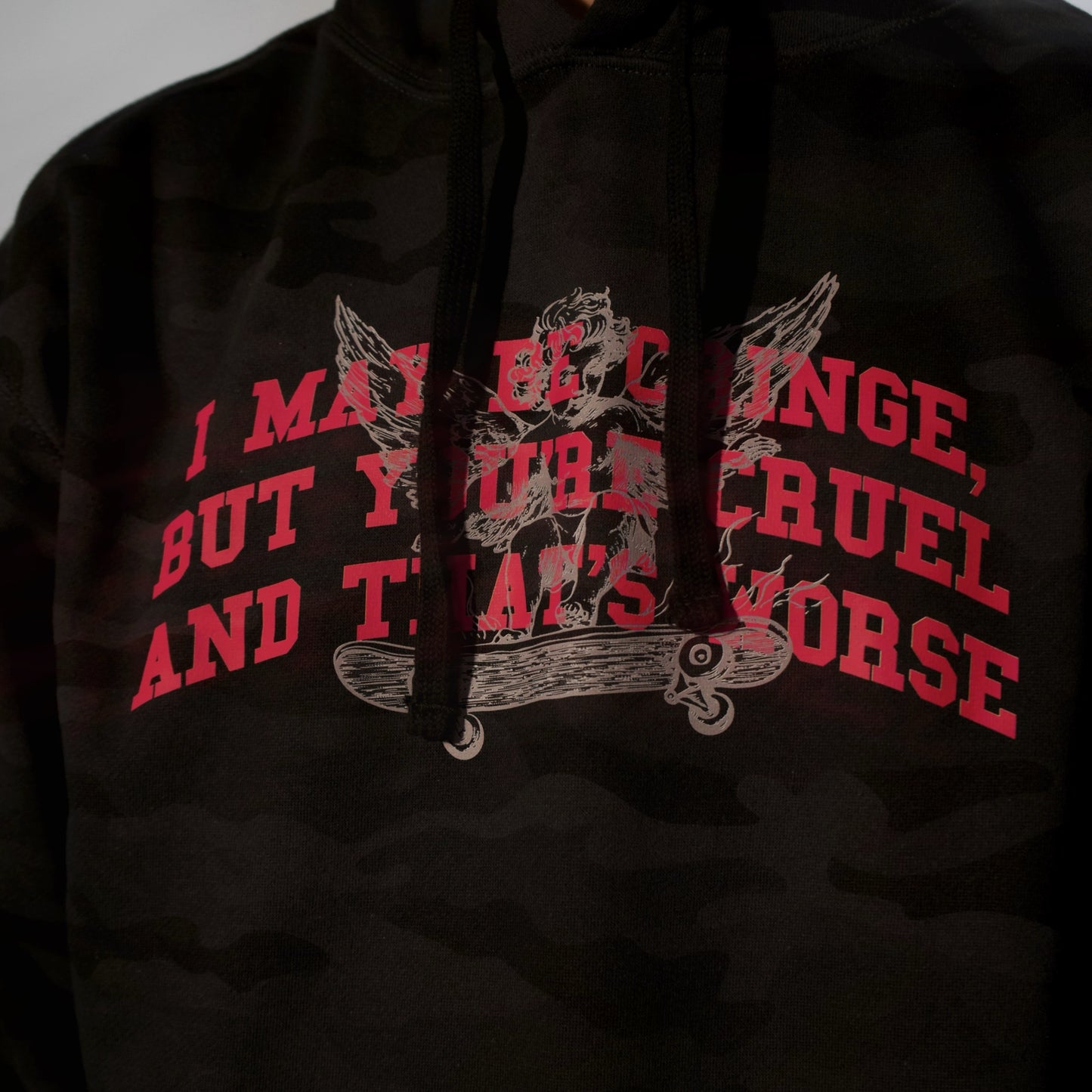 Kidross Camo Heavyweight Hoodie (Black)