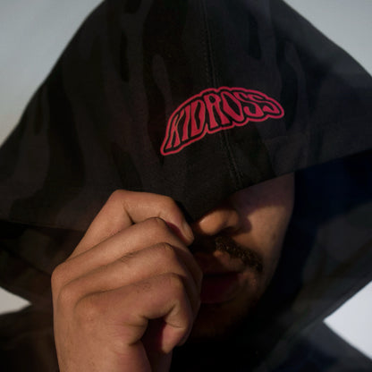 Kidross Camo Heavyweight Hoodie (Black)