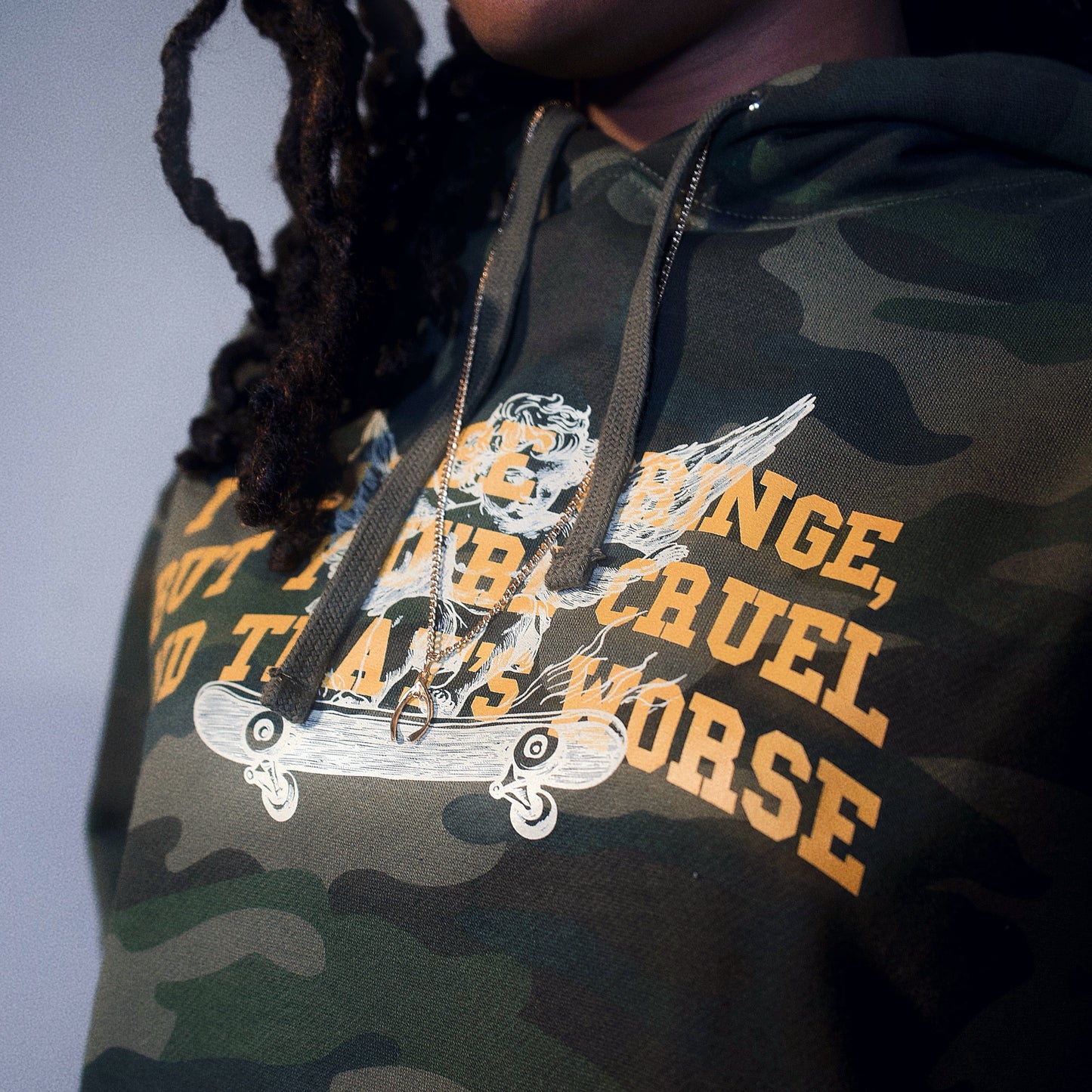 Kidross Camo Heavyweight Hoodie (Green)