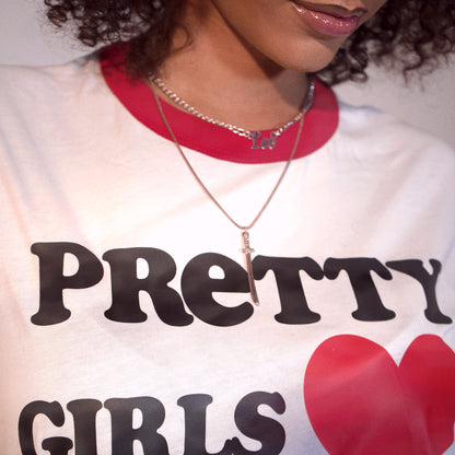 Kidross "Pretty Girls Love Kidross" Unisex Ringer Tee