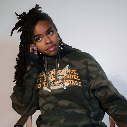 Kidross Camo Heavyweight Hoodie (Green)