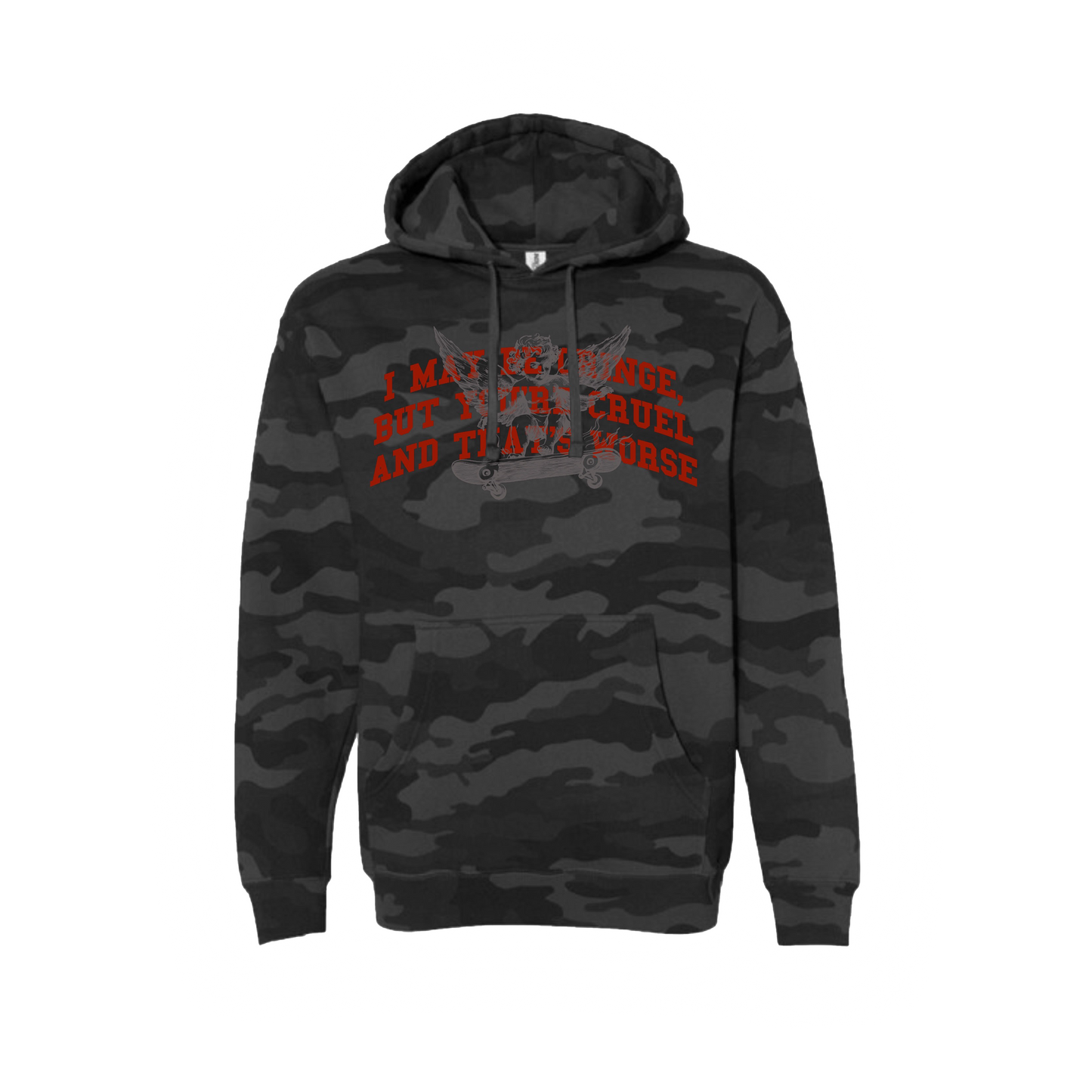 Kidross Camo Heavyweight Hoodie (Black)