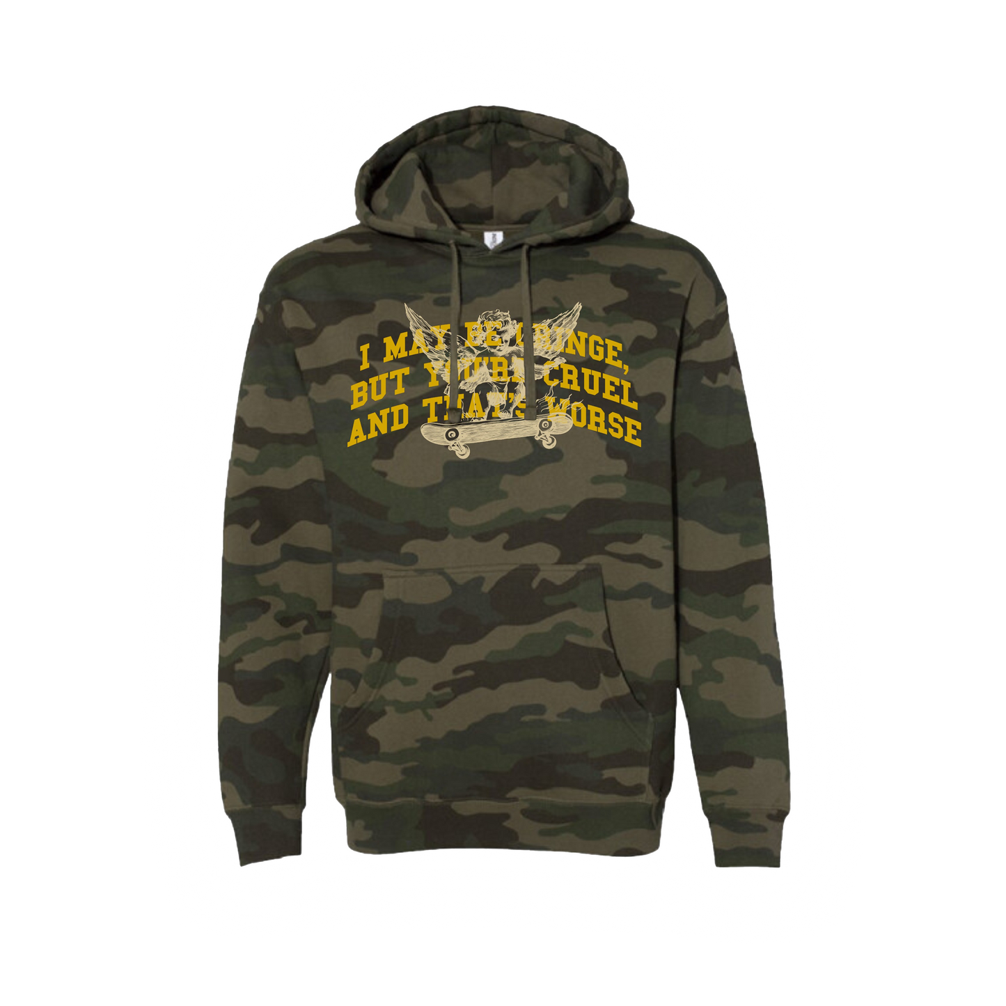 Kidross Camo Heavyweight Hoodie (Green)