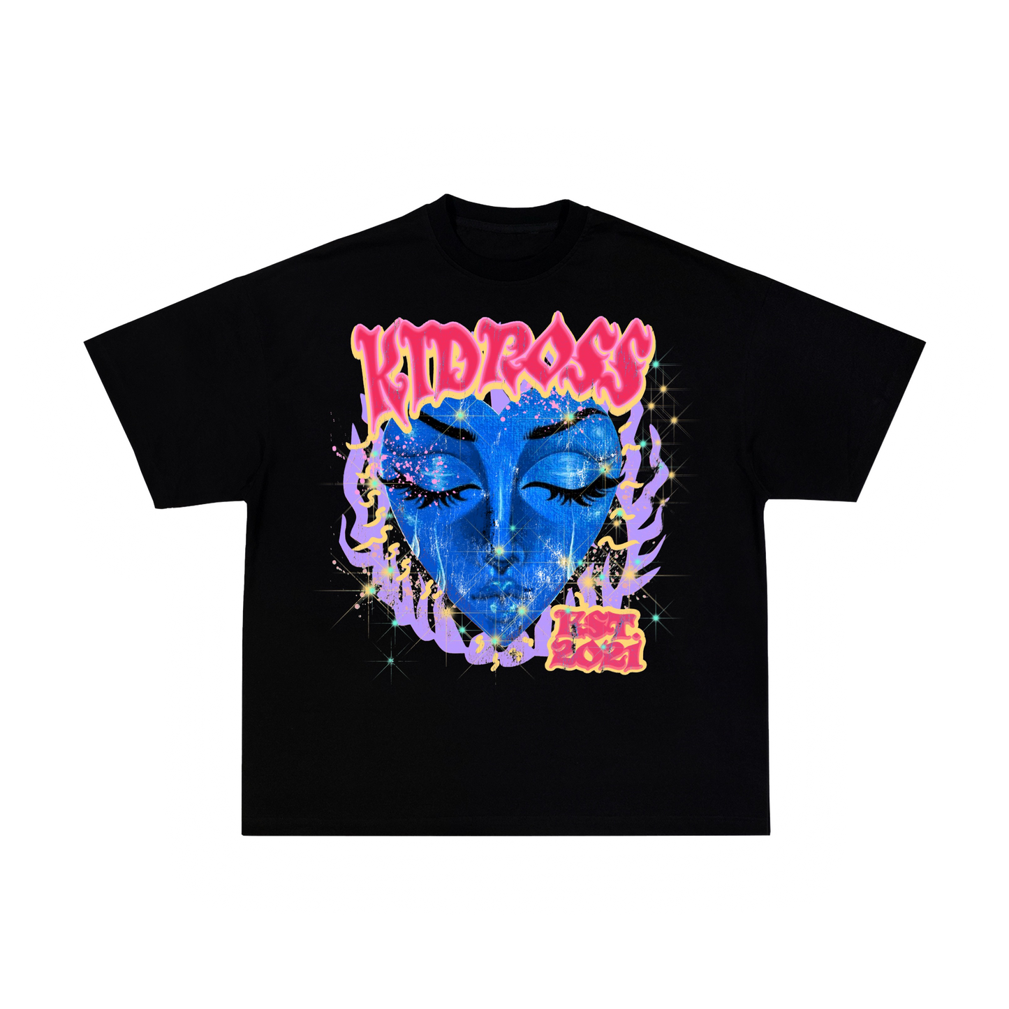 Kidross "What We Call Love" Heavyweight Tee (Blue)