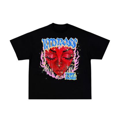 Kidross "What We Call Love" Heavyweight Tee (Red)