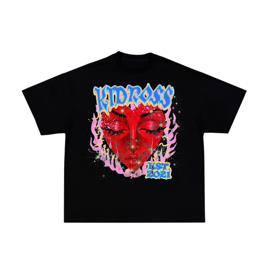 Kidross "What We Call Love" Heavyweight Tee (Red)