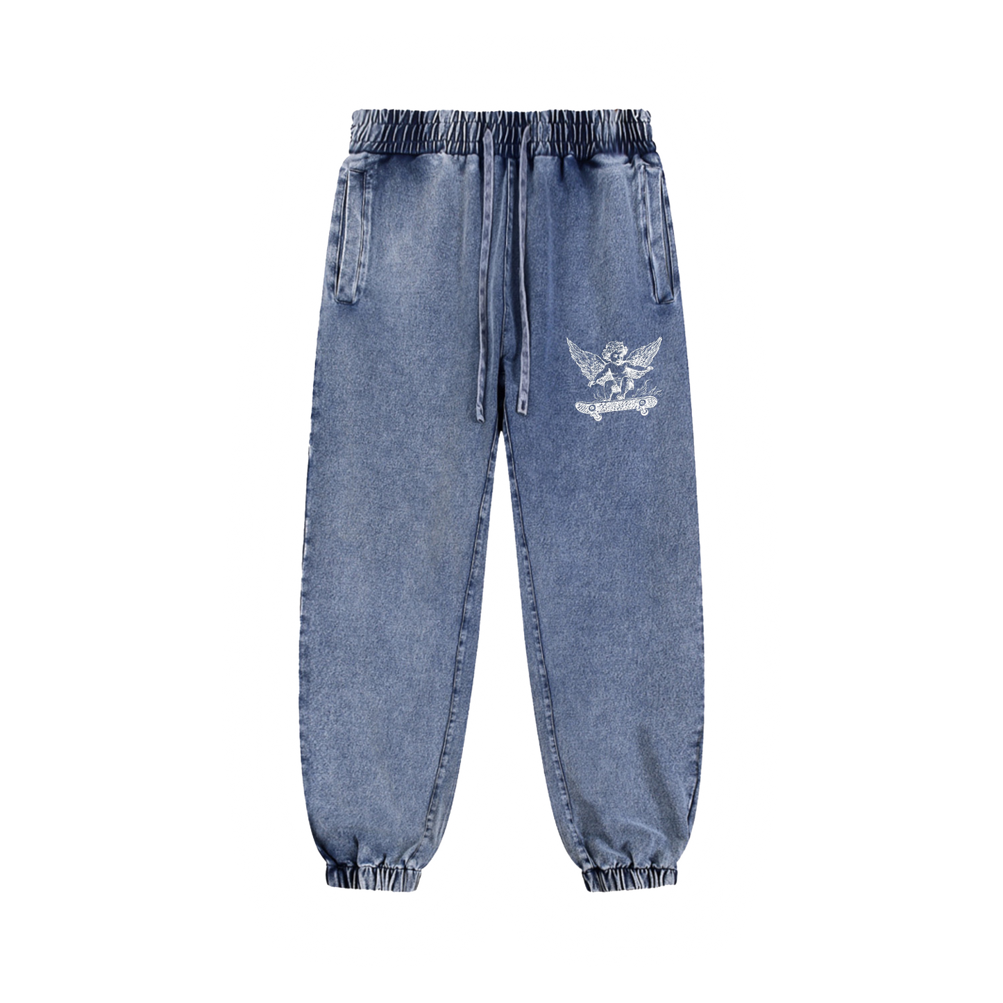 Kidross Angel Snow Wash Oversized Jogger Sweatpants